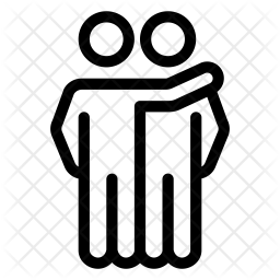 256x256 Friends Icon Of Line Style