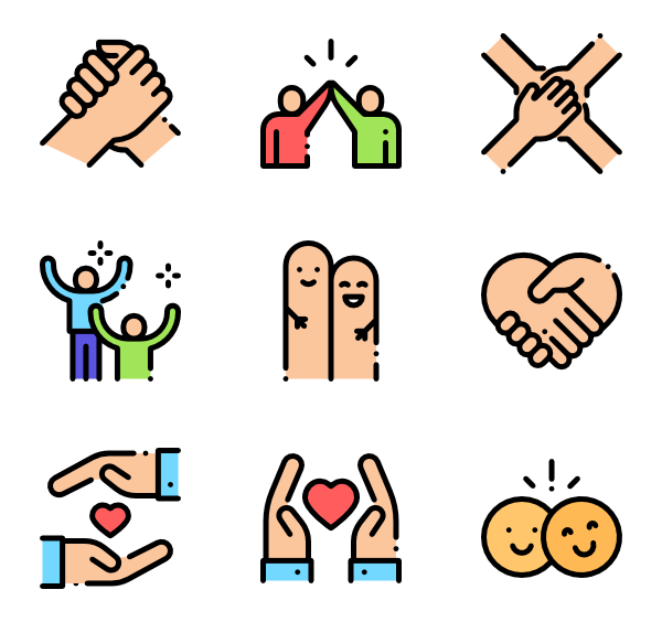 600x564 Friends Icons