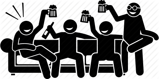 512x254 Beer, Drinking, Friends, Hanging Out, Men, Pub, Vodka Icon