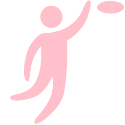 256x256 Free Pink Frisbee Icon