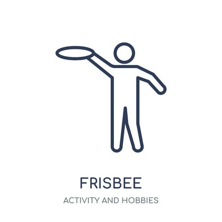 450x450 Frisbee Icon Frisbee Linear Symbol Design From Activity