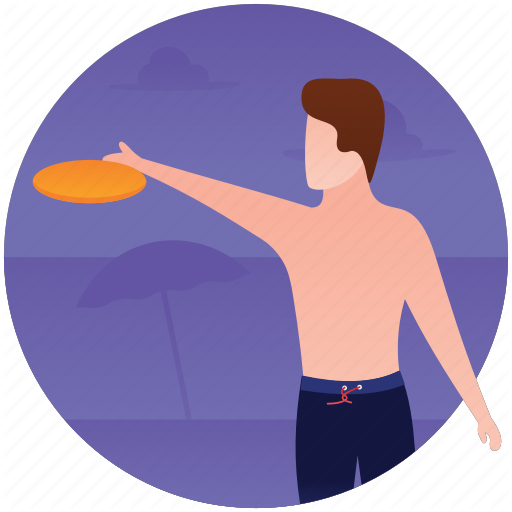 512x512 Beach Activity, Beach Frisbee, Beach Game, Frisbee, Outdoor Sports