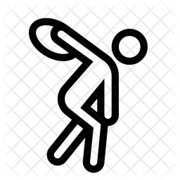 256x256 Ultimate Frisbee Icon Of Line Style