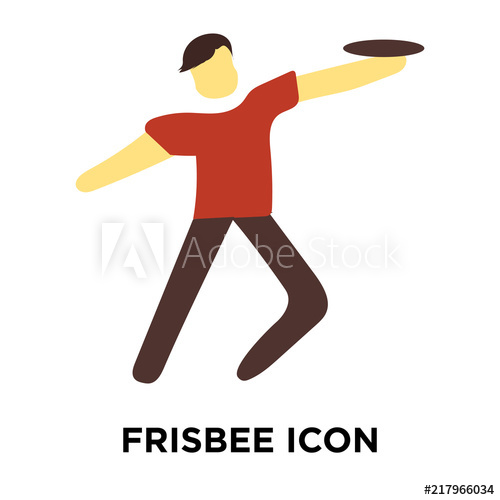 500x500 Frisbee Icon Isolated On White Background Simple And Editable