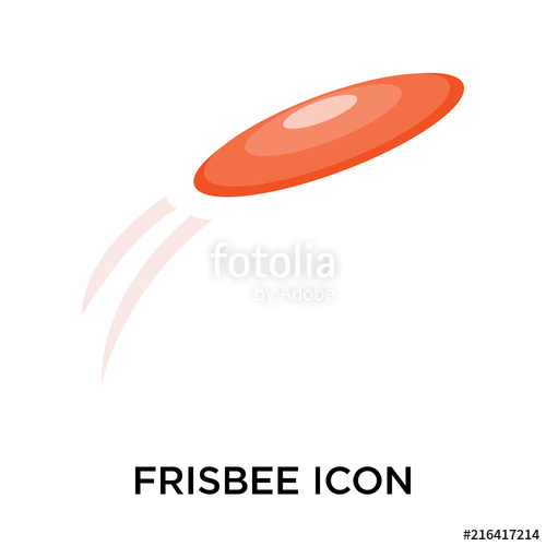 500x500 Frisbee Icons Isolated On White Background Modern And Editable