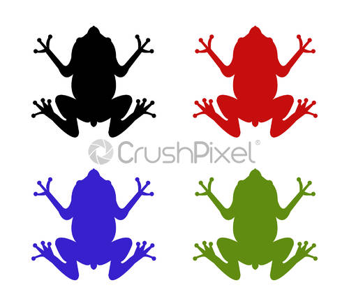 500x438 Frog Icon, Stock Vector Crushpixel