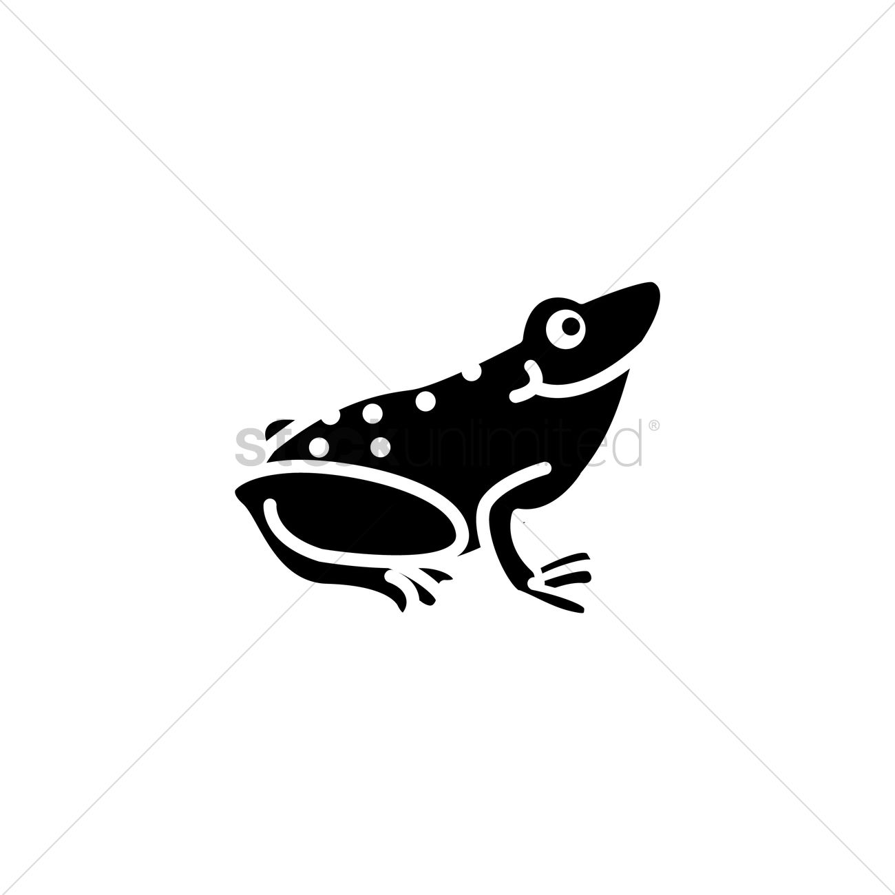 1300x1300 Frog Icon Vector Image