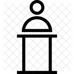 256x256 Front Desk Icon Of Line Style