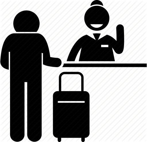 512x497 Counter, Front Desk, Holiday, Hotel, Kiosk, Receptionist, Resort Icon