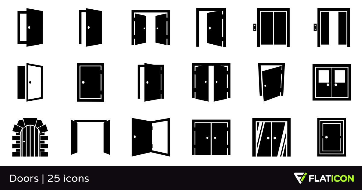 1200x630 Doors Free Icons