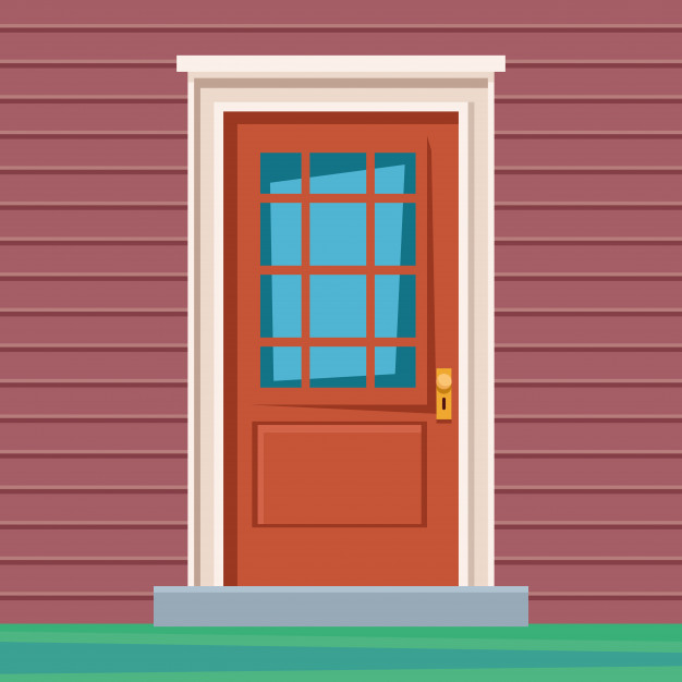 626x626 Front Door House Entrace Icon Vector Free Download