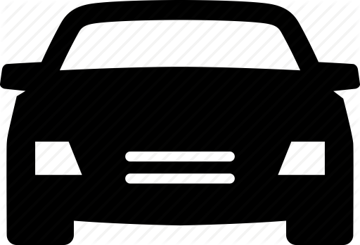 512x349 Car Front Icon Png Vector, Clipart