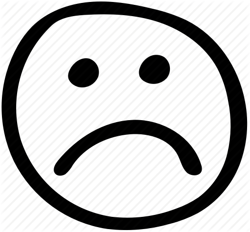 512x475 Emotional, Frown, Frowning, Sad, Sadness, Unhappy Icon