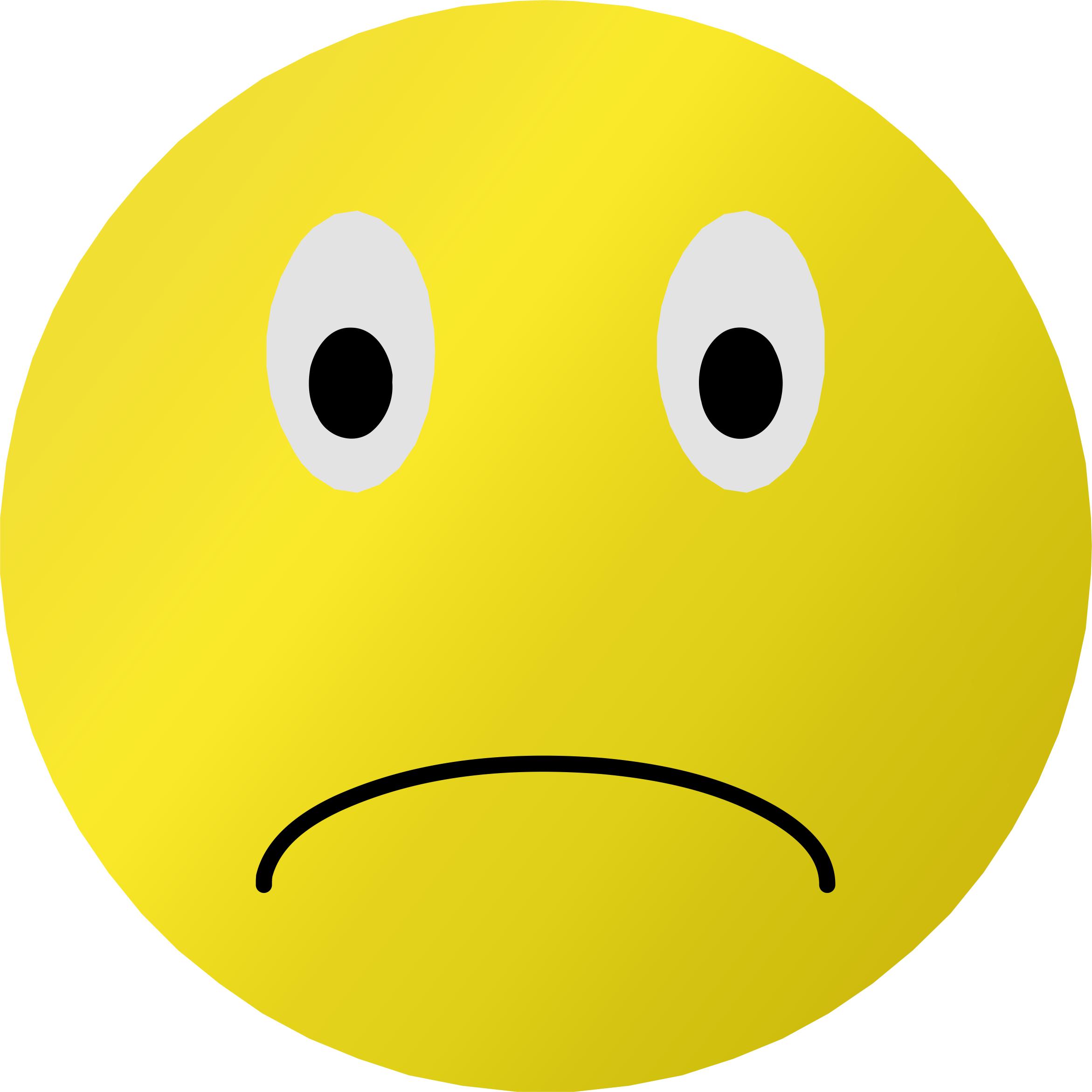 2342x2342 Frown Smiley Icons Png