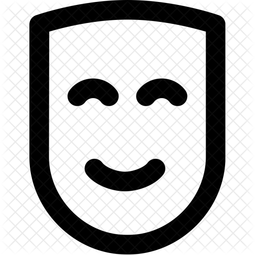 512x512 Smile, Frown, Mask, Emoji, Happy Icon Of Line Style