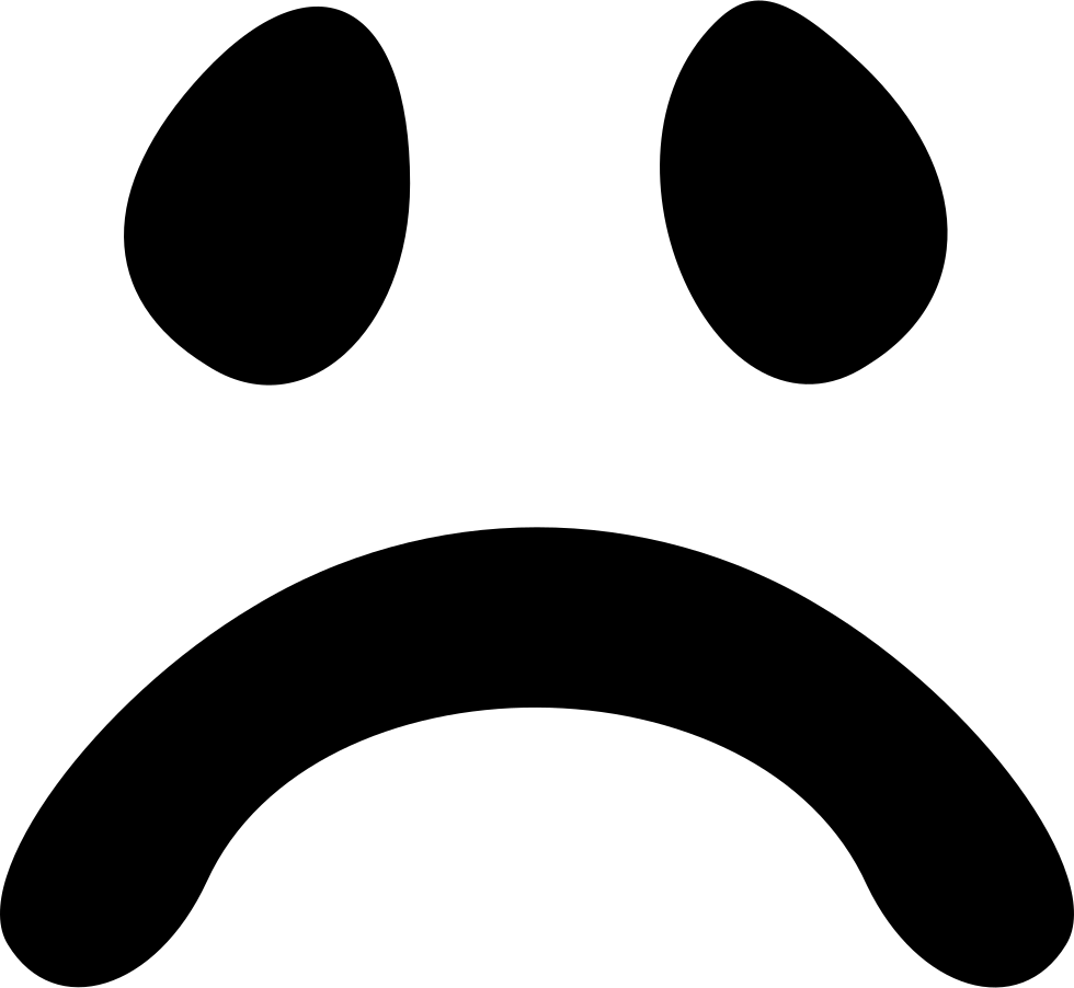 980x902 Smiley Frown Png Icon Free Download