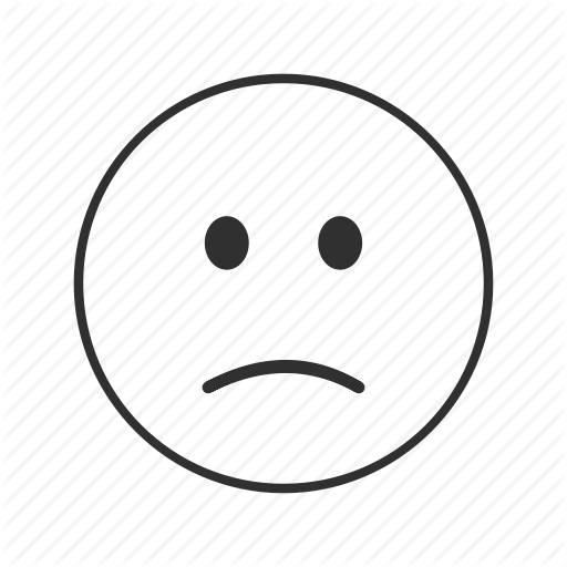 512x512 Emoji, Frown, Frowning Face, Sad, Sad Face, Slighly Sad, Slightly