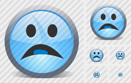 432x276 Frowning Face Icon Realistic Professional Stock Icon And Free