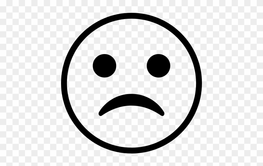 840x531 Black And White Frowny Face Clipart