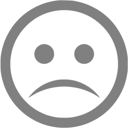256x256 Frowny Face Clipart