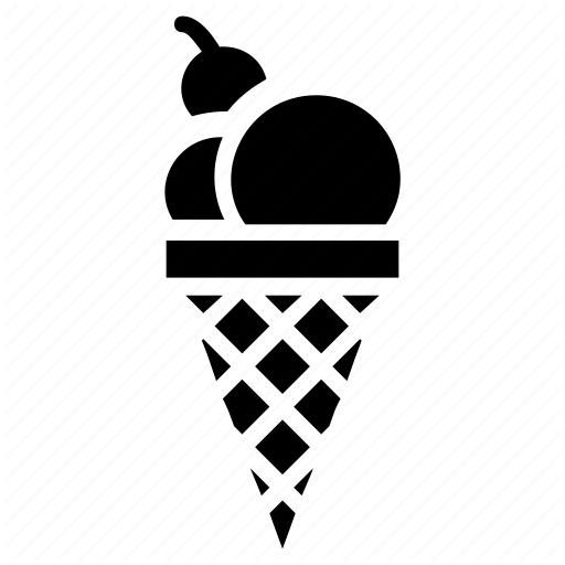 512x512 Dessert, Frozen Food, Ice Cream, Ice Cream Cone, Sundae, Sweet Icon