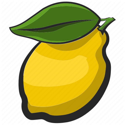 512x512 Fruit, Icon, Illustration, Lemon, Vector Icon