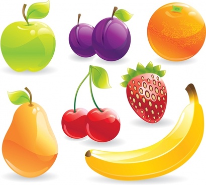 410x368 Vector Fruit Icons Free Vector Download