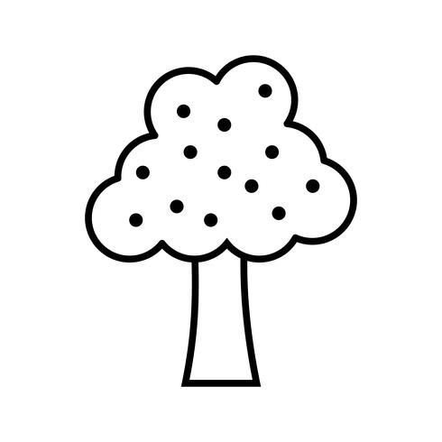 490x490 Fruit Tree Line Black Icon