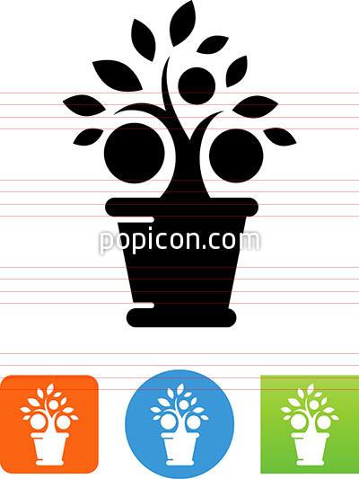 400x533 Potted Fruit Tree Icon