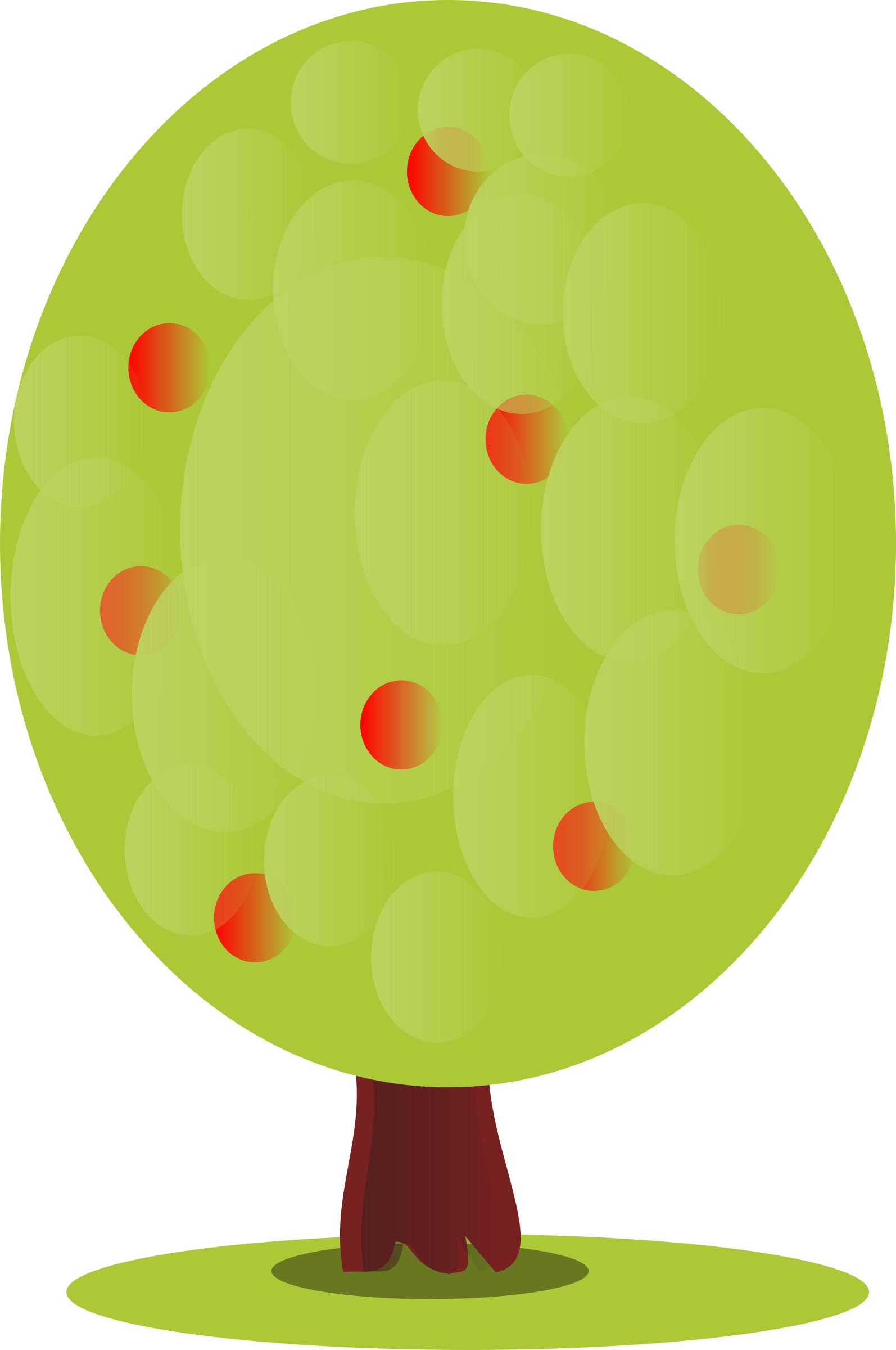 1594x2400 Red Fruit Tree Icons Png