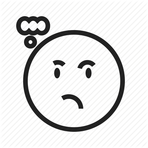 512x512 Anger, Face, Frustration, Thinking Icon