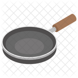 256x256 Frying Pan Icon Of Isometric Style