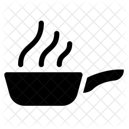 256x256 Frying Pan Icon Of Glyph Style