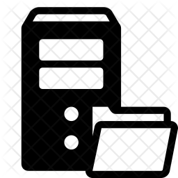 Ftp Server Icon Of Glyph Style 256x256 Ftp Server Icon Of Glyph Style