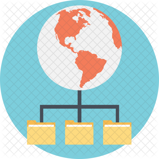 512x512 Ftp Server Icon Of Flat Style