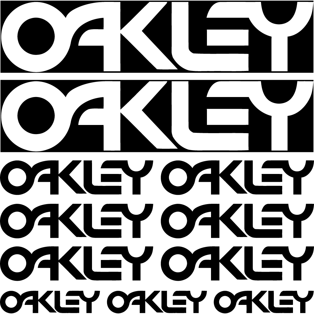 1000x1000 Oakley Fuel Cell Icon Stickers Uq Marketing