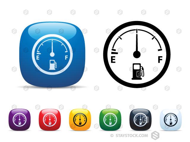640x480 Fuel Gauge Icon Set Staystock