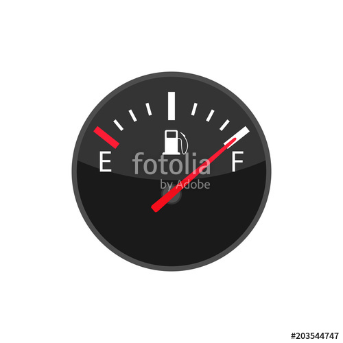 500x500 Full Fuel Gauge Icon Stock Image And Royalty Free Vector