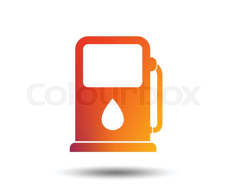 800x647 Petrol Or Gas Station Sign Icon Car Stock Vector Colourbox
