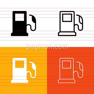400x400 Fuel Pump Icon Set
