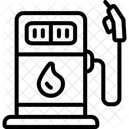 256x256 Fuel Pump Icon Of Line Style