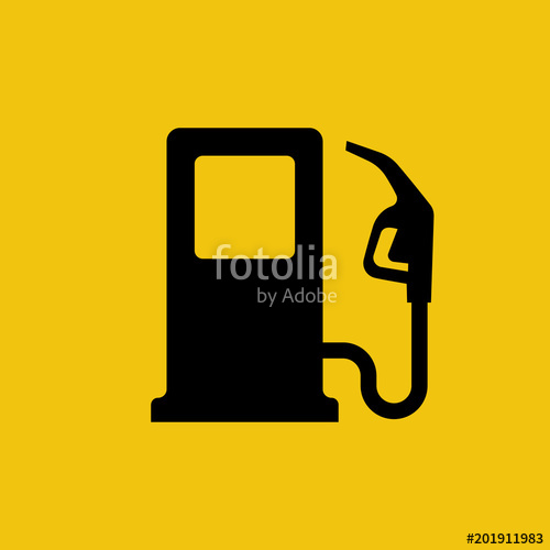 500x500 Gas Pump Icon Fuel Pump Petrol Station Sign Gasoline Nozzle