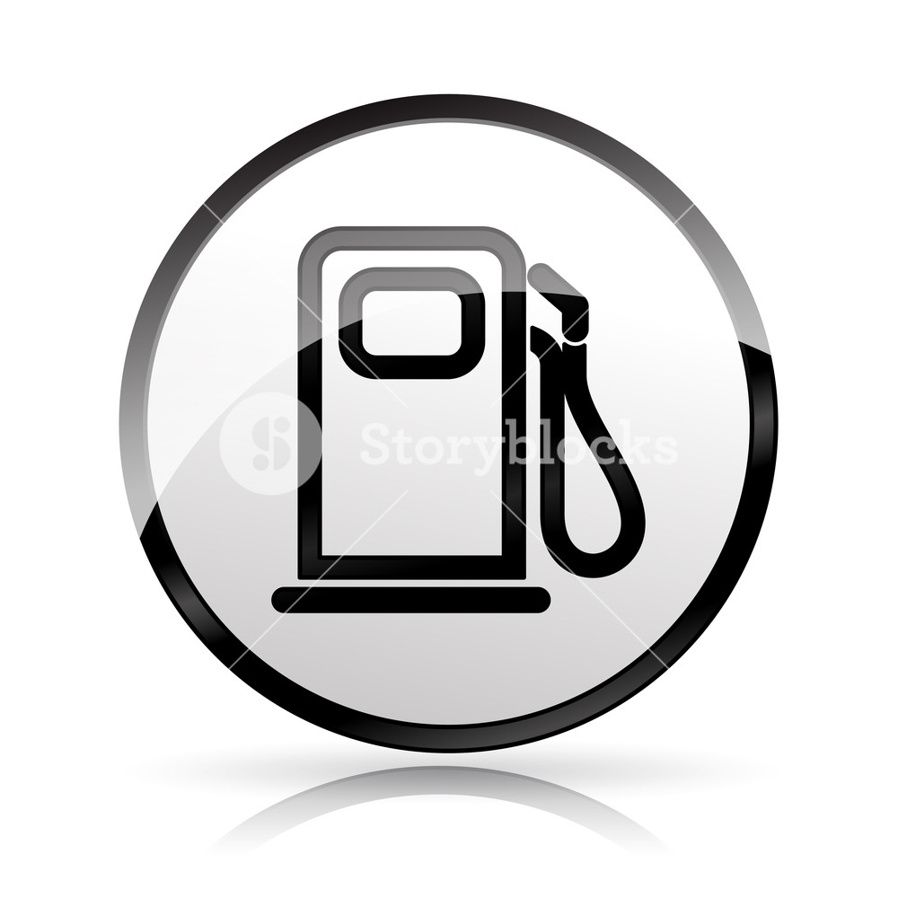 1000x1000 Illustration Of Fuel Pump Icon On White Background Royalty Free