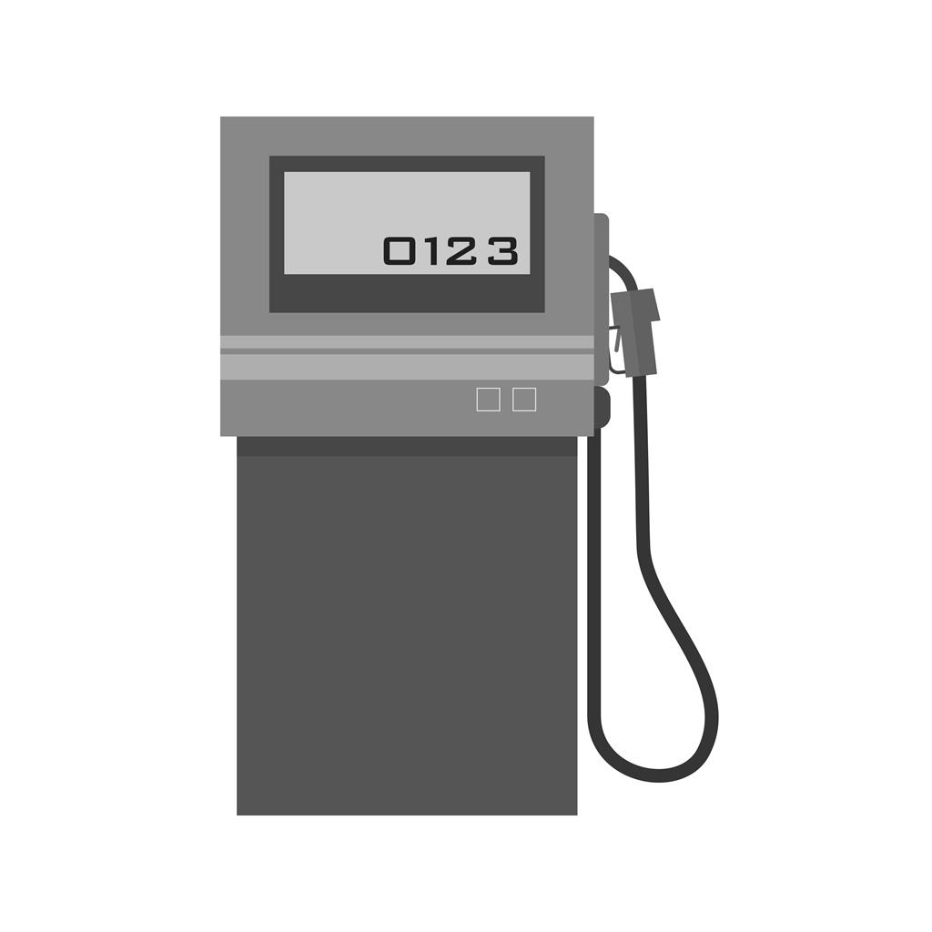1024x1024 Petrol Pump Greyscale Icon