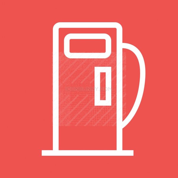 600x600 Petrol Pump Line Multicolor Bg Icon