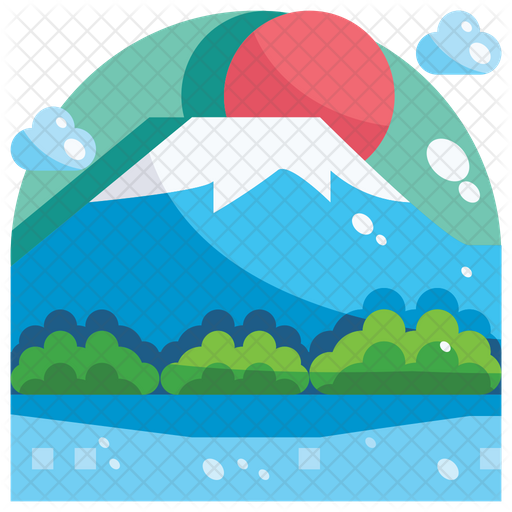 512x512 Fuji Icon Of Flat Style