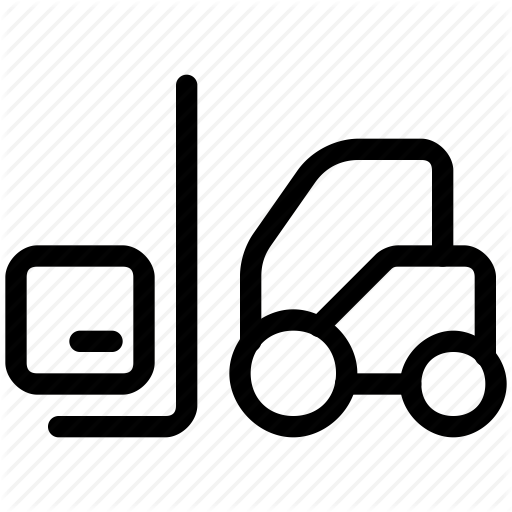 512x512 Box, Delivery, Forklift, Fulfillment, Shipping, Truck, Warehouse Icon
