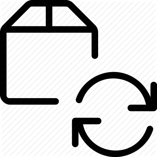 512x512 Box, Delivery, Management, Shipment, Shipping, Sync Icon