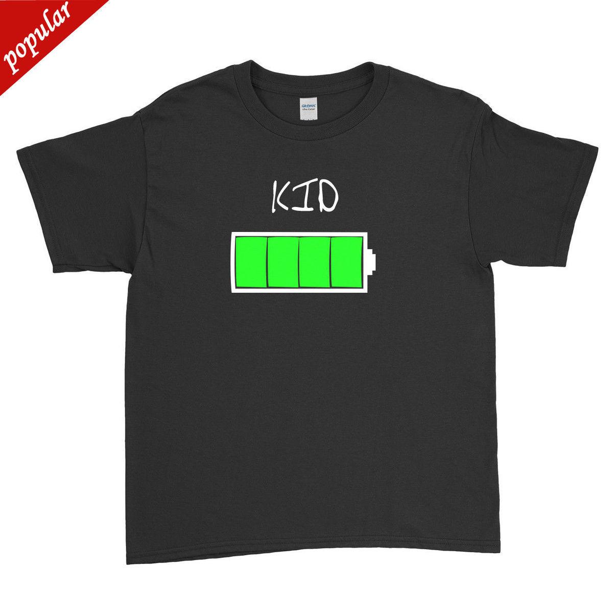 1200x1200 Dad Low Full Battery Icon Daddy Mommy Kid Baby Family T Shirt Kids