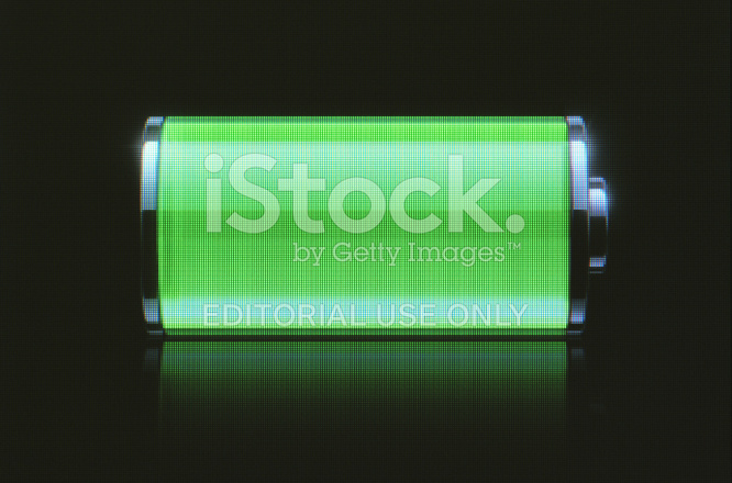 666x440 Full Battery Icon Stock Photos